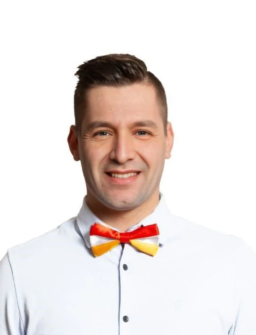 Rot Weiß Gelb Fliege
