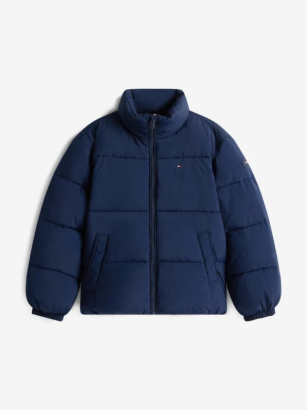 Tommy Hilfiger Kids Flag Puffer Jacket in Navy Navy / 6 Yrs