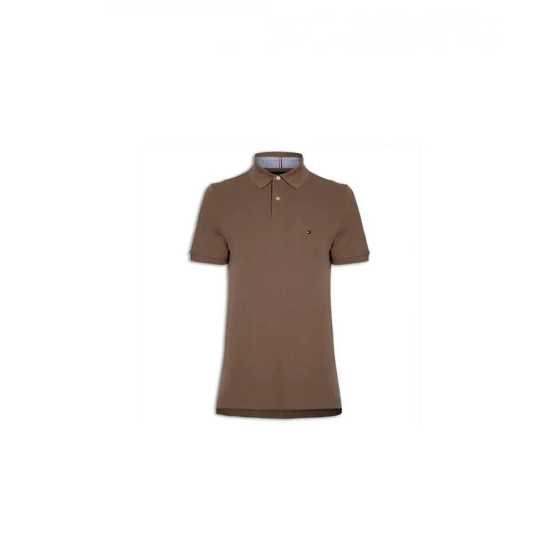 Camisa Polo Tommy Hilfiger Masculina EG / Marrom