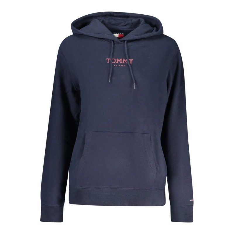 Tommy Hilfiger Blue Cotton Women's Hoodie S
