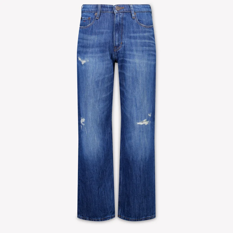 Tommy Hilfiger Kinder Jongens Jeans In Blauw 8 Jaar