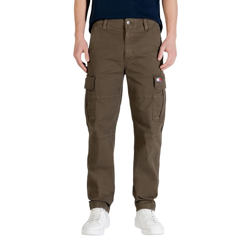 Tommy Hilfiger Jeans Green Recycled Cotton Cargo Pants W30 | L32