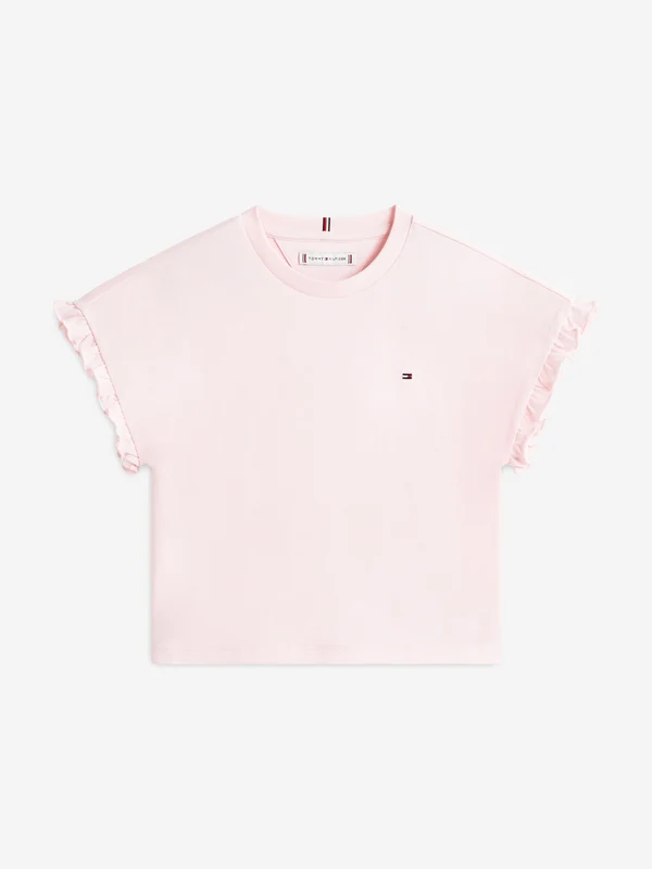 Tommy Hilfiger Girls Essential Top in Pink Pink / 16 Yrs