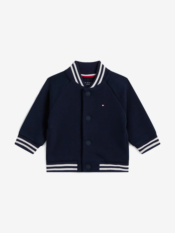 Tommy Hilfiger Baby Monotype Bomber Jacket in Navy Navy / 12 Mths