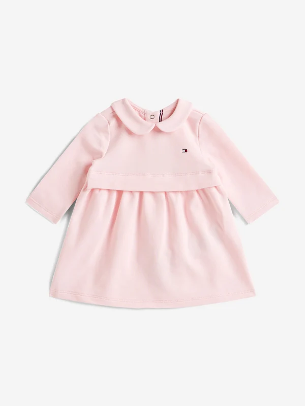 Tommy Hilfiger Baby Girls Essential Dress in Pink Pink / 1 Mth