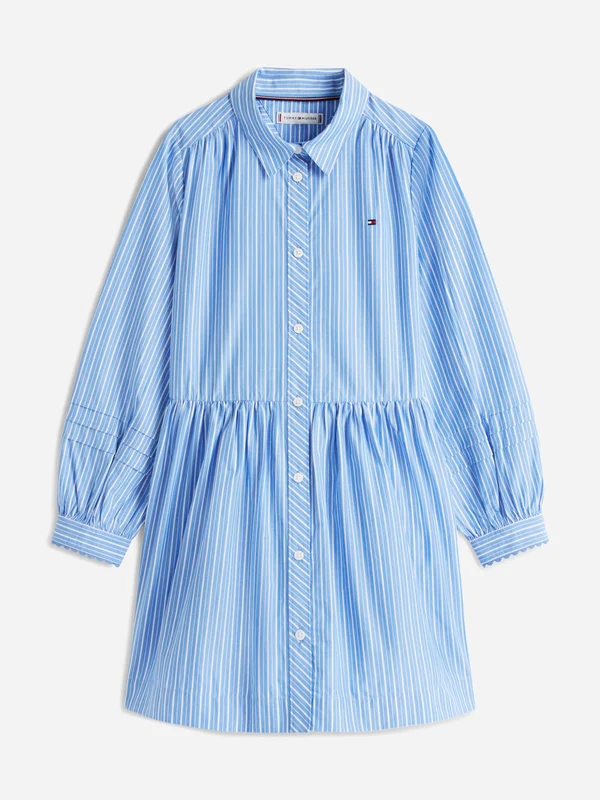 Tommy Hilfiger Girls Ithica Shirt Dress in Blue Navy / 3 Yrs