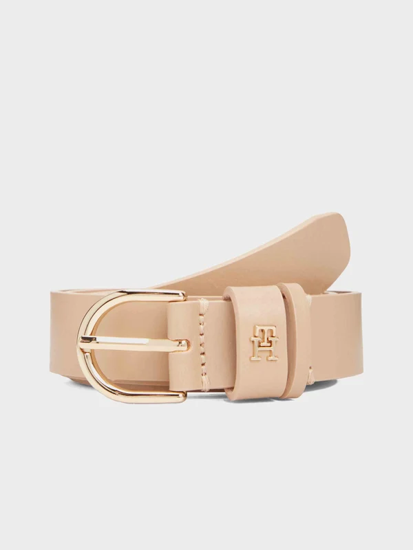 Tommy Hilfiger - Women's Essential Effortless 2.5 Belt Beige / 95
