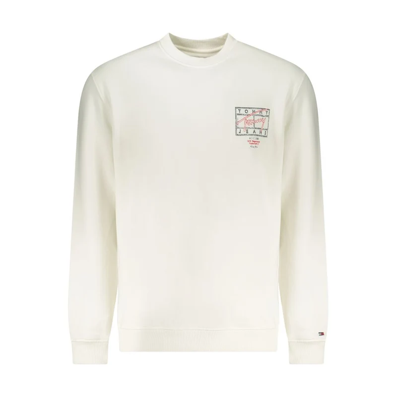 Tommy Hilfiger White Cotton Men's Sweatshirt XXL