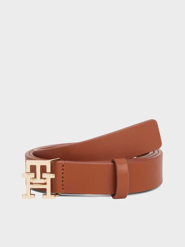 Tommy Hilfiger - Women's Leather Belt Cognac Brown / 95