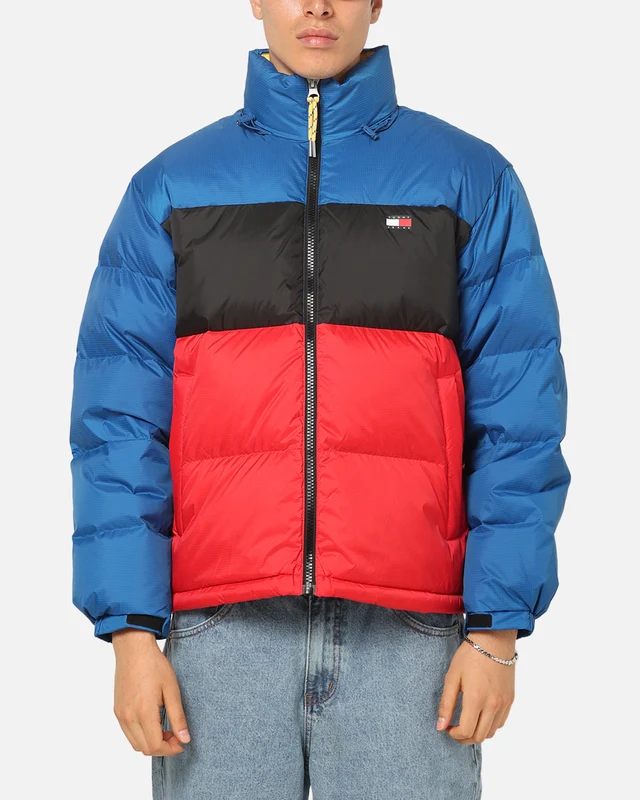 Tommy Jeans Alaskha Colourblock Puffer Jacket Indigo S
