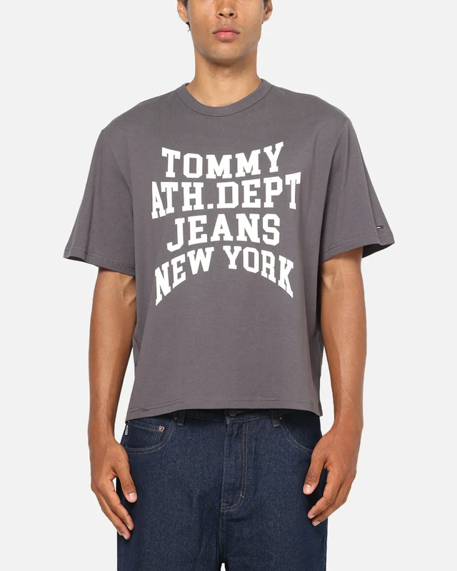 Tommy Jeans Archive Athletic Dept T-Shirt Washed Black 2XL