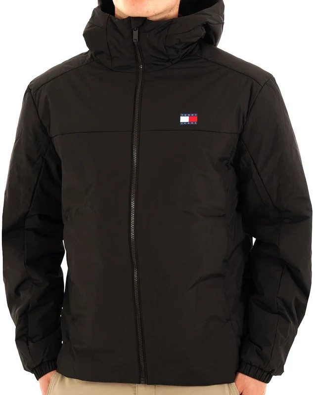 Tommy Jeans Logo Padded Jacket Black XL
