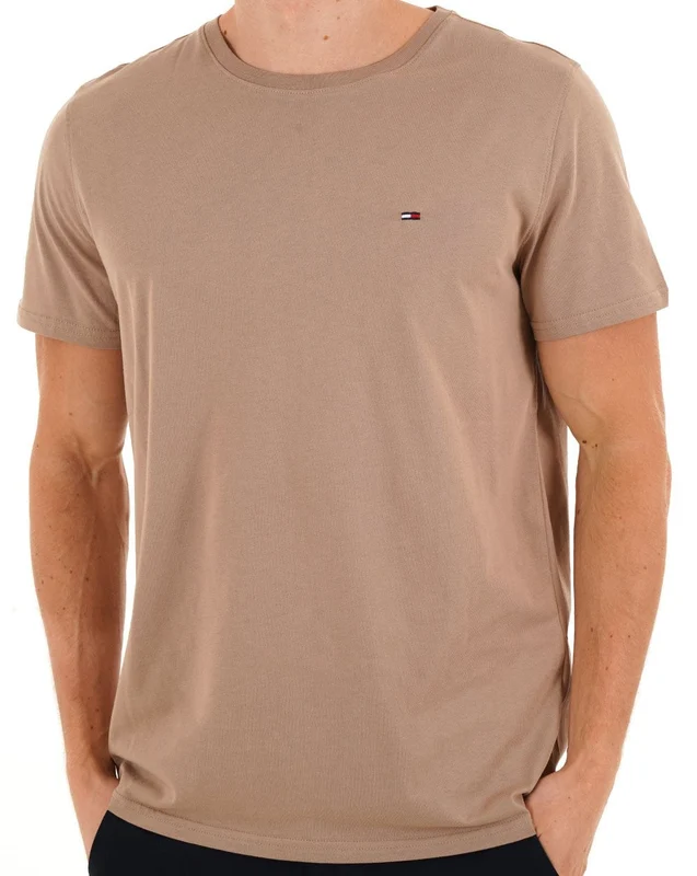 Tommy Jeans Slim Fit T Shirt Taupe 3XL