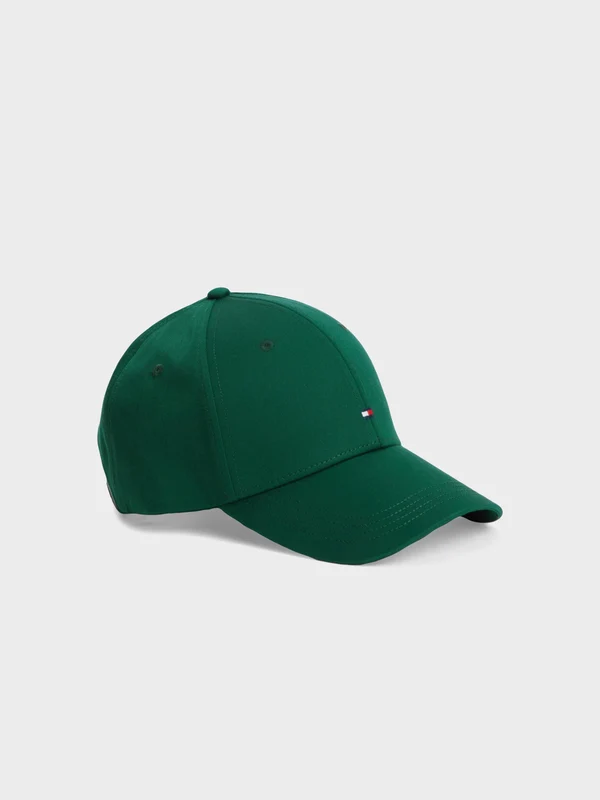 Tommy Hilfiger - Men's Hilfiger Flag Six-Panel Baseball Cap Dark Green / osz