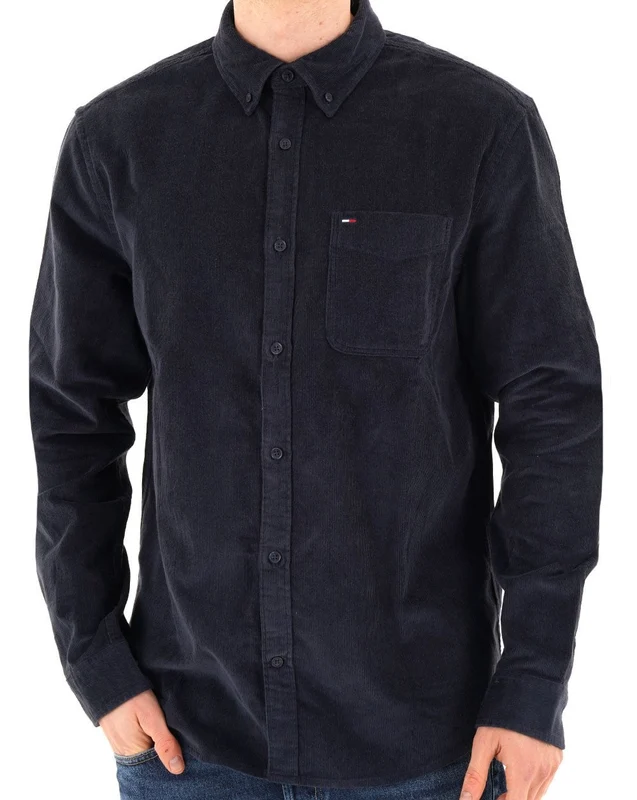 Tommy Jeans Corduroy Shirt Dark Navy M