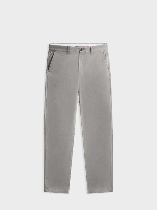Tommy Hilfiger - Men's Denton Brushed Marl Pants Light Grey / 38