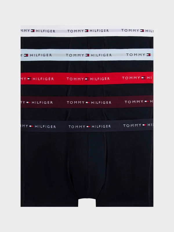 Tommy Hilfiger - Men's 5-Pack Essential Signature Trunks Multi Color 3 / XXL