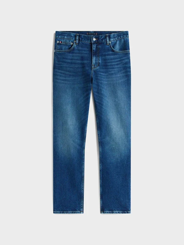 Tommy Hilfiger - Men's Breezy Denton Faded Straight Jeans Blue / 30