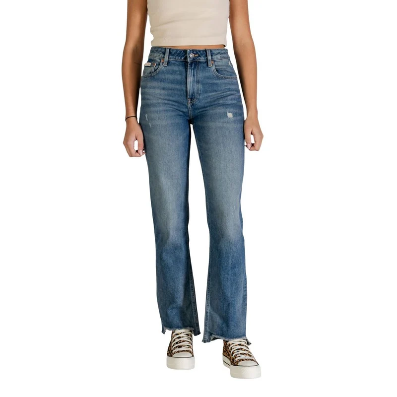 Calvin Klein Jeans Blue Cotton Mom Jeans W27