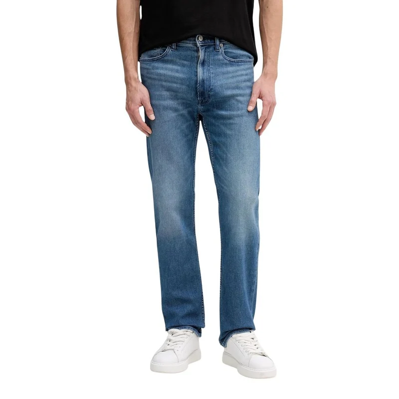 Calvin Klein Jeans Blue Cotton Relaxed Fit Jeans W29 | L32