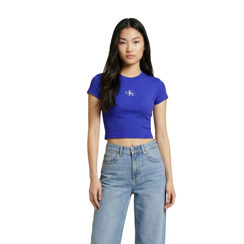 Calvin Klein Jeans Blue Cotton T-Shirt IT44|L