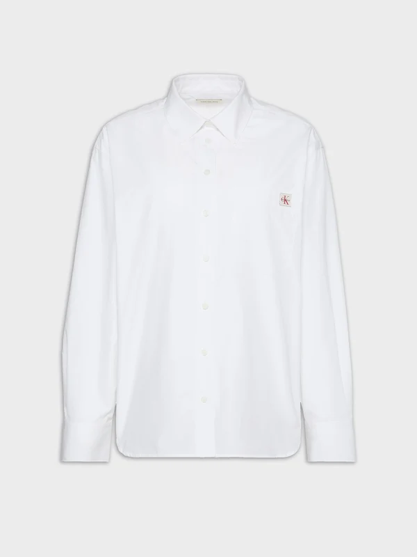 Calvin Klein Jeans - Women's Relaxed Fit Shirt White / XL