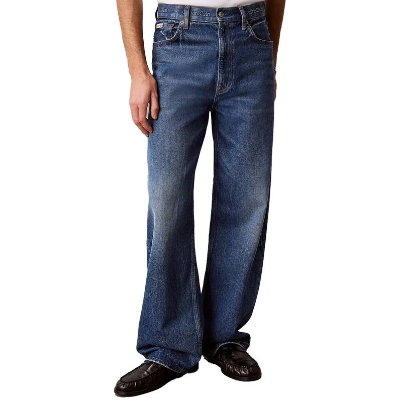 Jeans Uomo Calvin Klein Baggy Blu 30