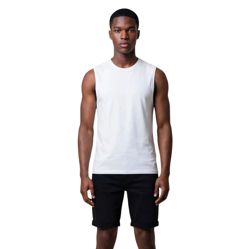 Calvin Klein Jeans White Cotton Tank Tops IT54 | XXL