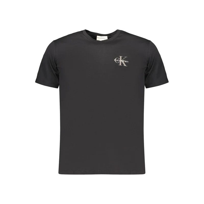 Calvin Klein Black Cotton Men's T-Shirt L