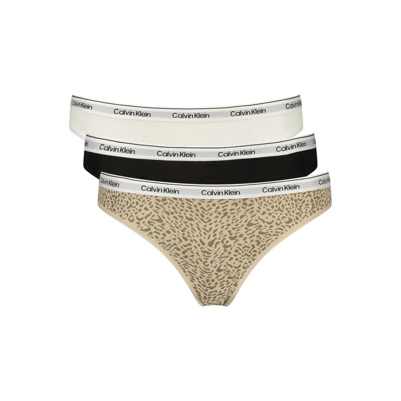 Calvin Klein Black Cotton Women's Bikini XS