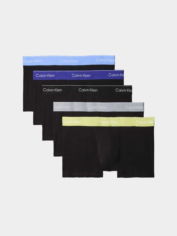 Calvin Klein - Men's Icon Catton Stretch Low Rise Trunk 5-Pack Black / Multi / M