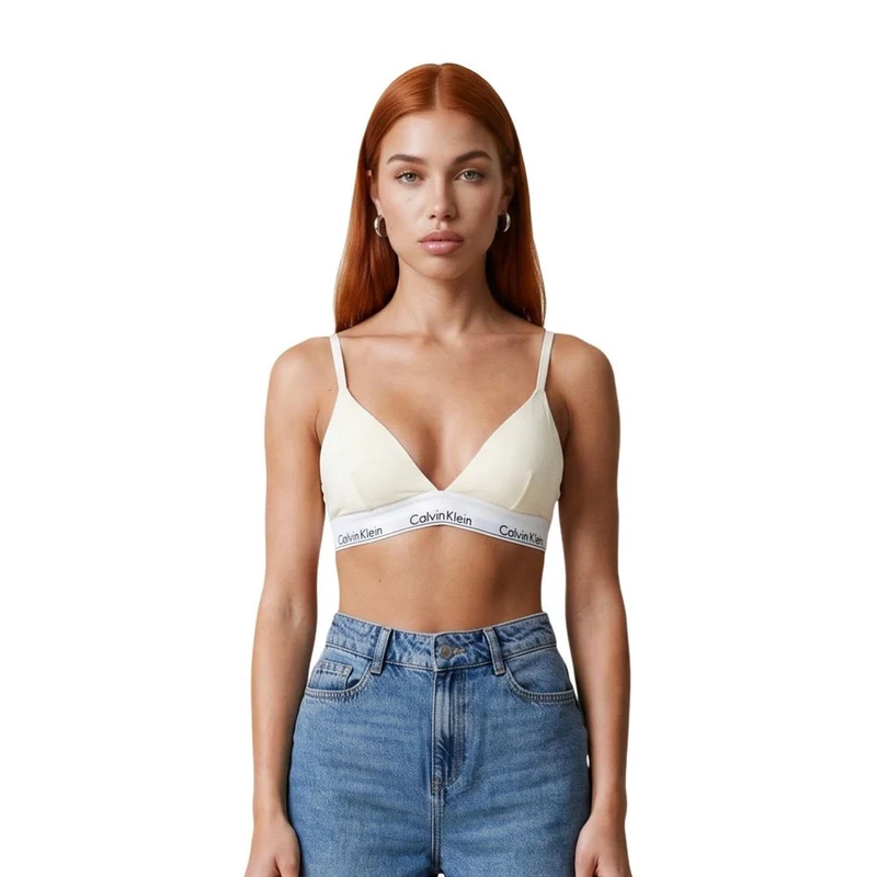 Calvin Klein Underwear Beige Cotton Bra IT44|L