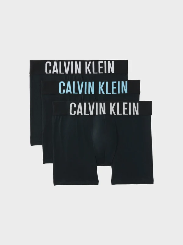 Calvin Klein - Men's Set Of 3 Boxer Briefs Black / XXL
