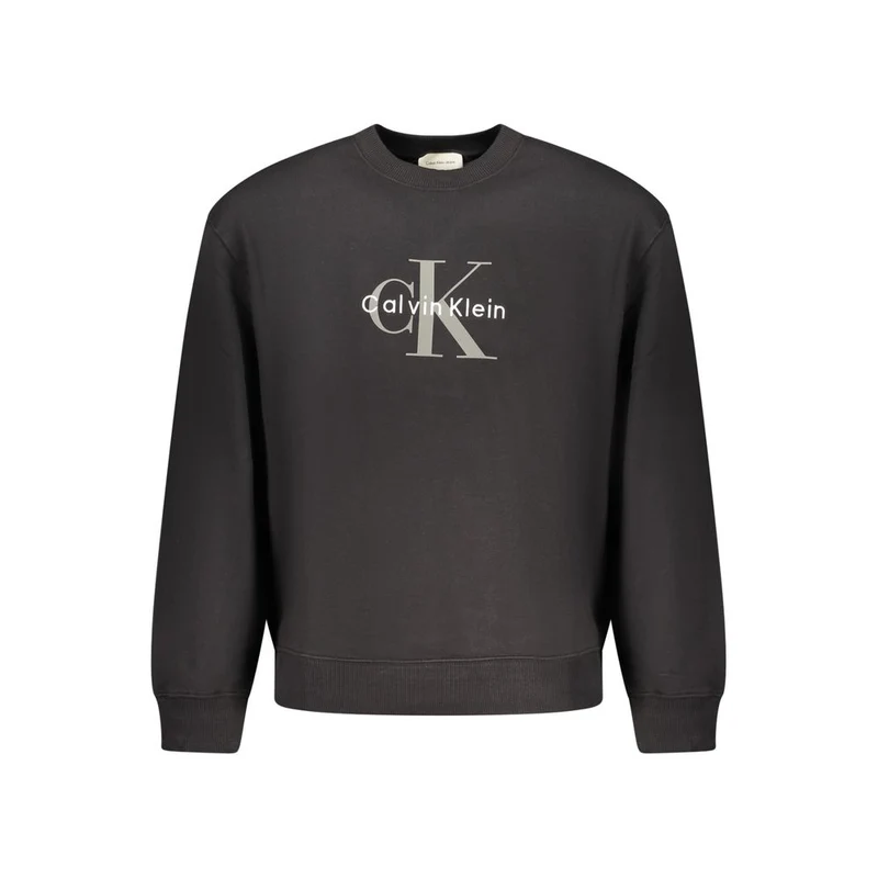 Calvin Klein Black Cotton Men's Sweatshirt XL