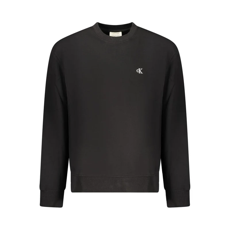 Calvin Klein Black Cotton Men's Sweatshirt S