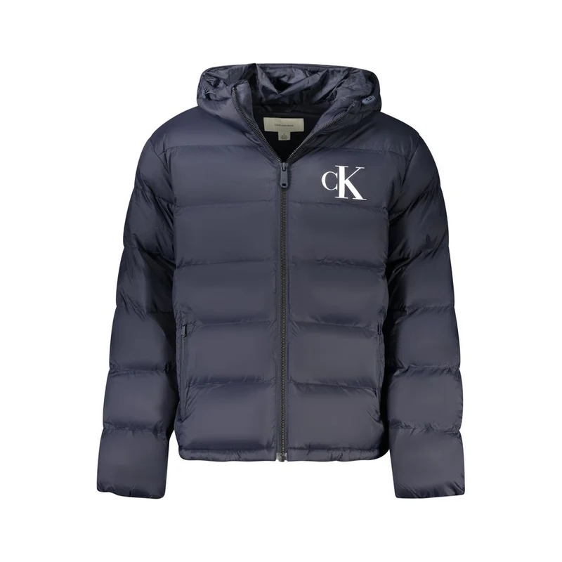 Calvin Klein Blu Poliammide Men's Jacket XXL