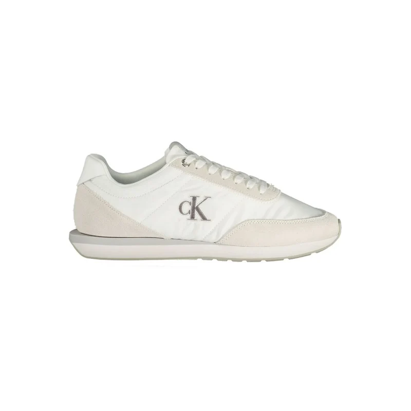 Calvin Klein White Recycled Polyester Men Sneaker EU41/US8