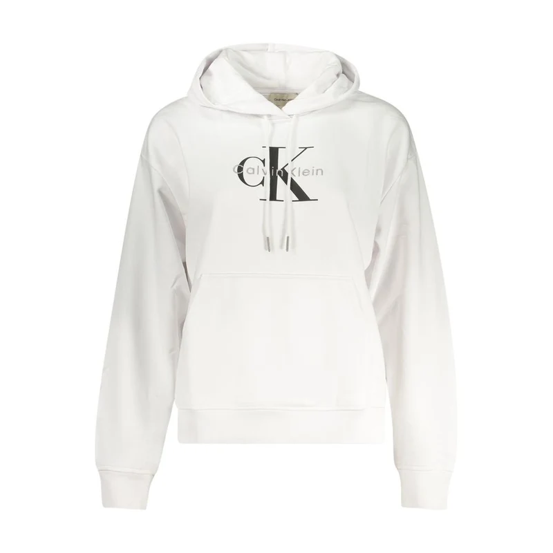 Calvin Klein Bianco Cotton Women Sweatshirt XS