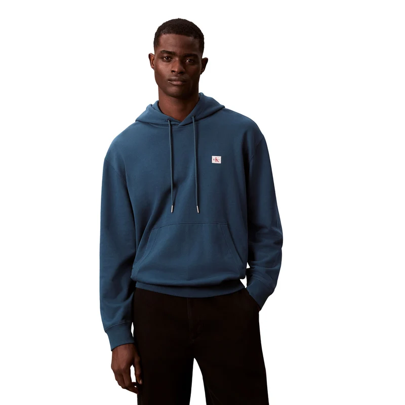 Maglione Uomo Calvin Klein Badge Blu S