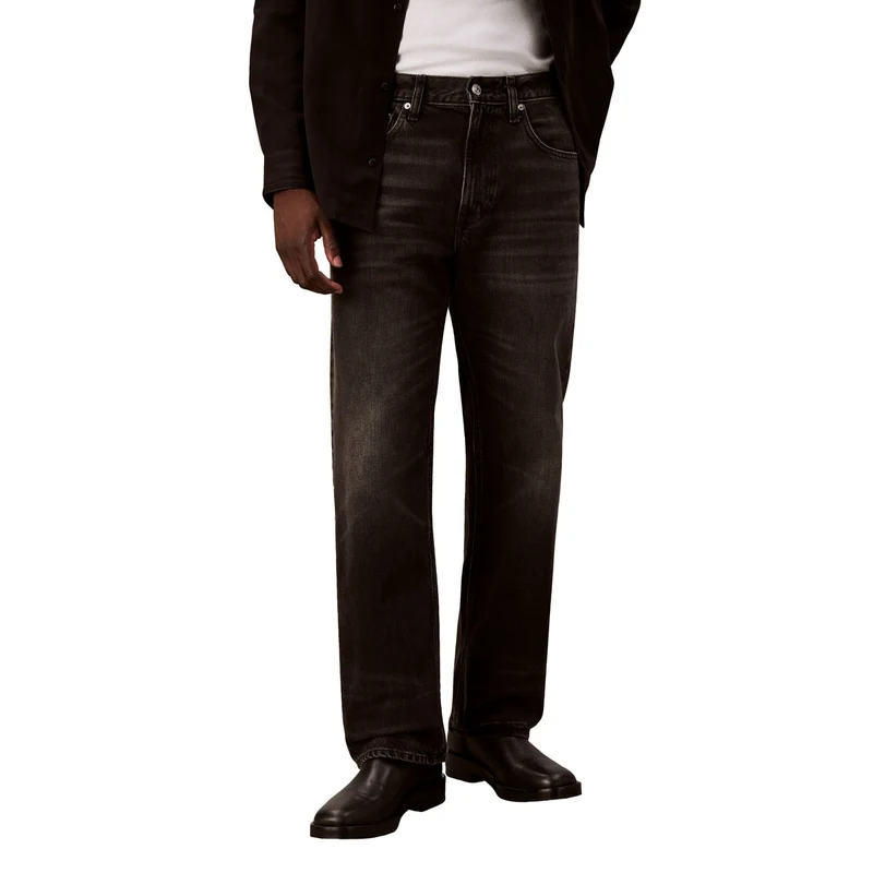 Jeans Uomo Calvin Klein 90 Straight Nero 29