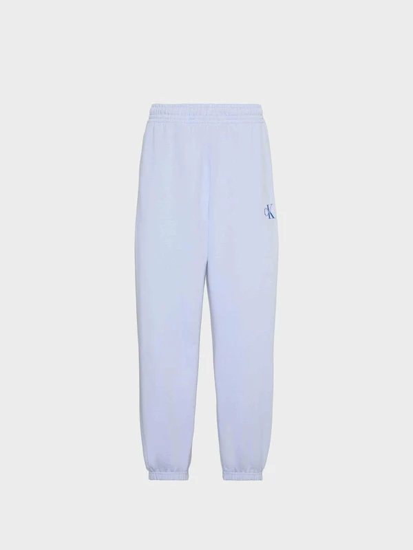 Calvin Klein Jeans - Women's Monologo French Terry Jogger Casual Blue / L