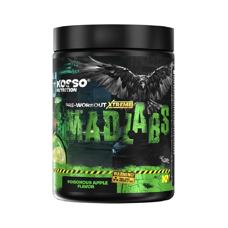Pre-Workout Extreme 500g, pudra, Kosso Nutrition, Pre-workout cu cofeina Madlabs