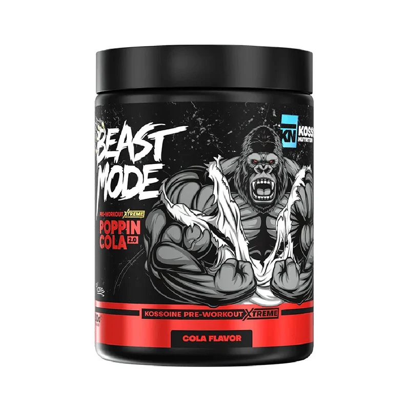 Pre-Workout Extreme 500g, pudra, Kosso Nutrition, Pre-workout cu cofeina Poppin Cola