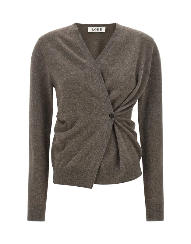 Rohe Asymmetrical Twisted Ballet Cardigan 36