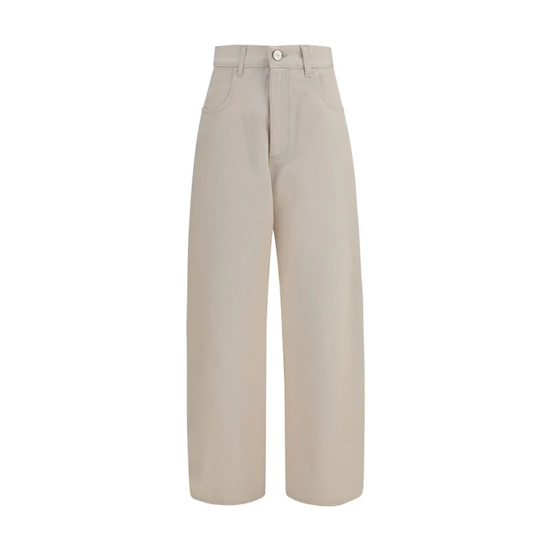 Rohe Beige Cotton Straight-Leg Jeans 34 | XXS