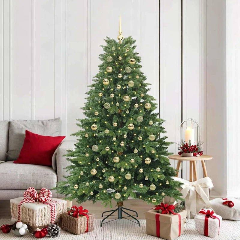 Kunstkerstboom 180 cm groen met 300 LED