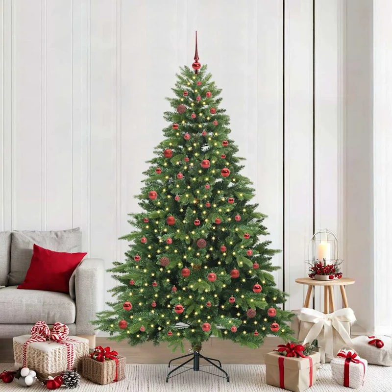 Kunstkerstboom 210 cm groen met 300 LED