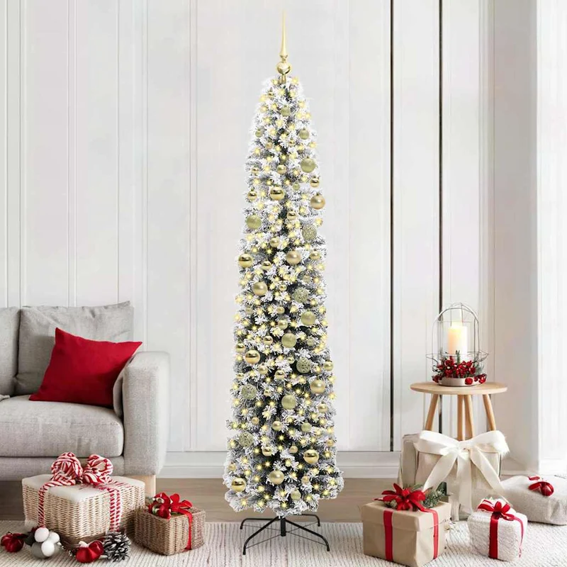 Kunstkerstboom 210 cm groen PVC