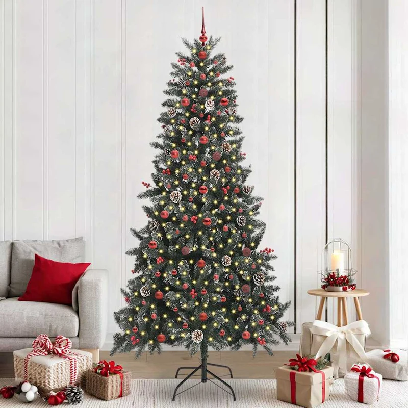 Kunstkerstboom 240 cm groen met 300 LED