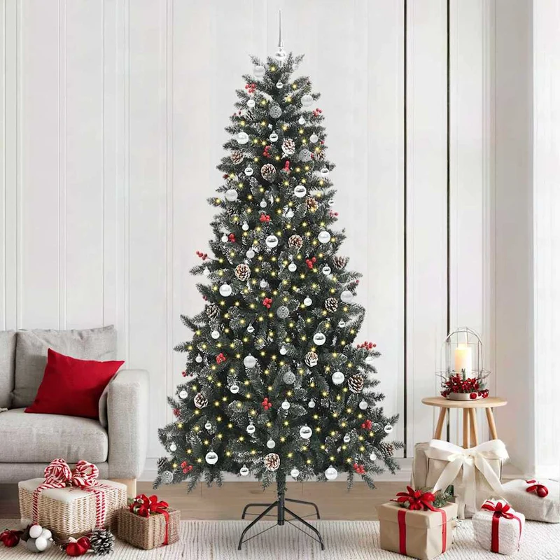 Kunstkerstboom 240 cm groen met 300 LED